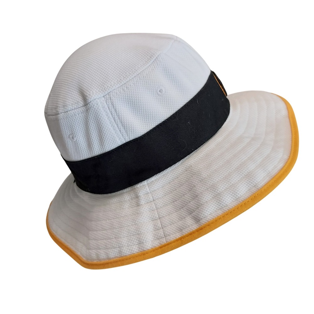 Zephyr Boston Bruins NHL Bucket Hat White Black Yellow Mesh S/M Adjustable - Picture 2 of 7